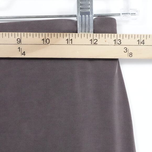 NWT $118 Lululemon Espresso Softstreme Drapey Column Midi Skirt Womens Small - Picture 11 of 14